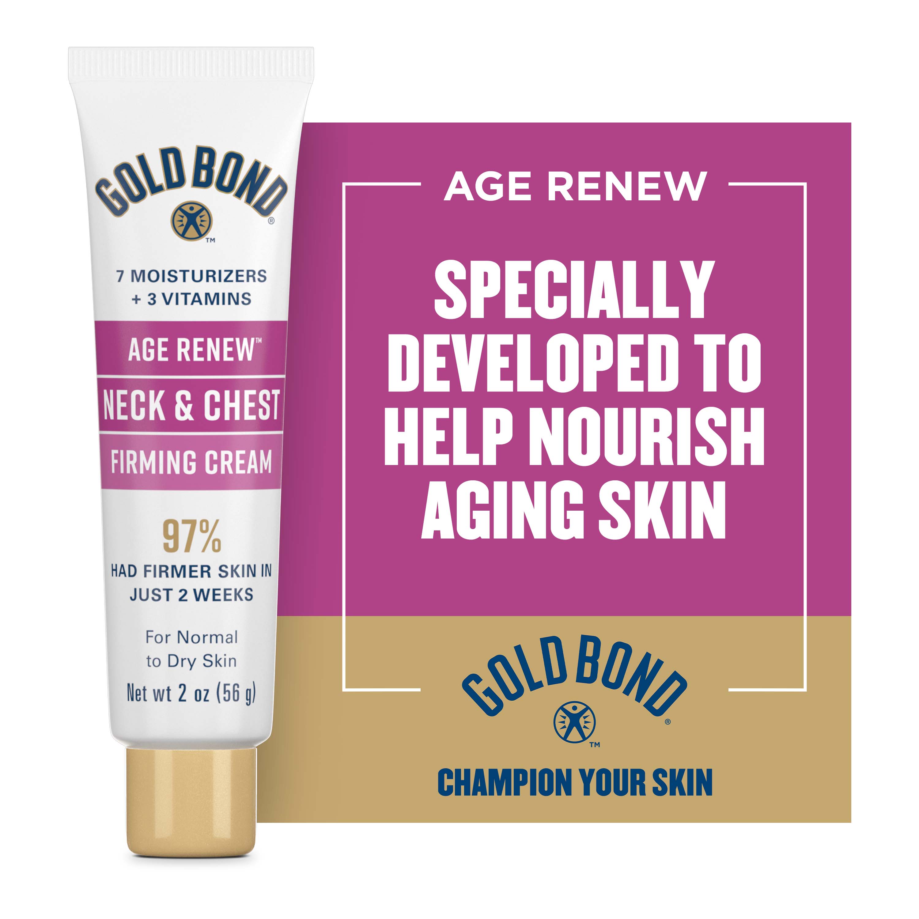 Gold Bond Age Renew Retinol Overnight Body & Face Lotion, 7 oz