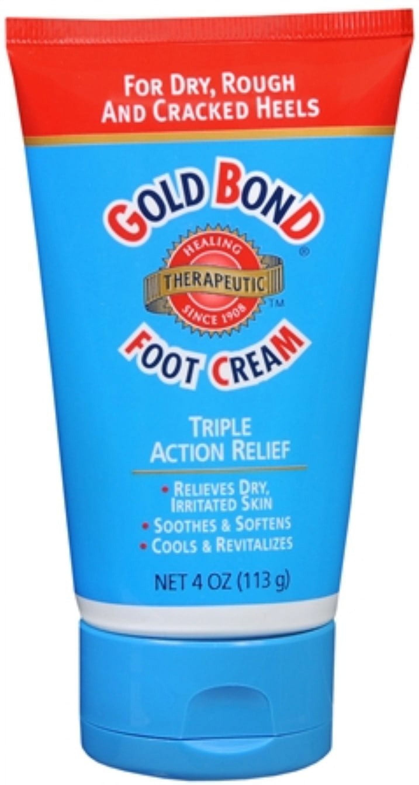 Gold Bond Foot Cream Therapeutic 4 oz (Pack of 4)
