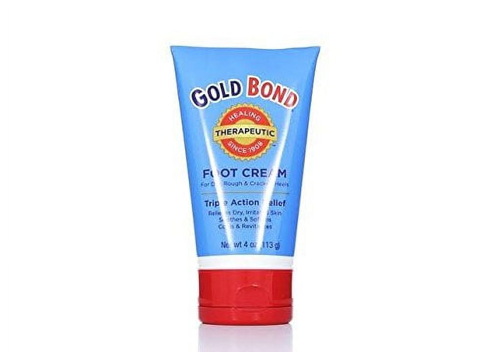 Gold Bond Foot Cream Triple Action Relief 4oz (Pack of 10)