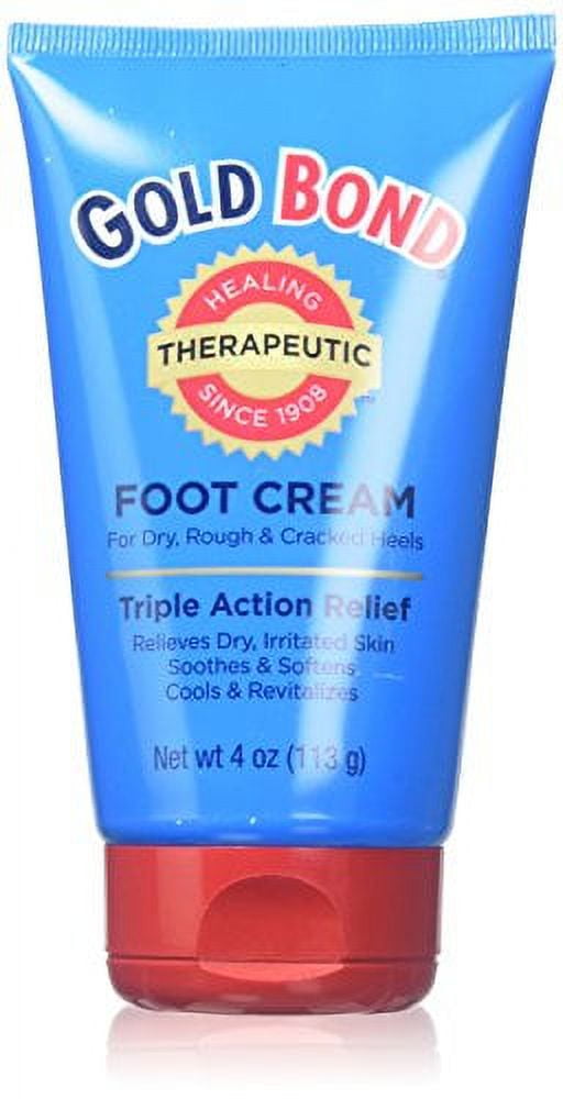 Gold Bond Foot Cream Triple Action Relief 4oz (Pack of 6)
