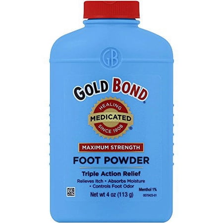 Gold Bond Foot Powder Medicated 4oz (3 Pack)