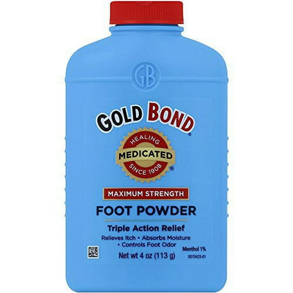 Gold Bond Foot Powder Medicated 4oz (3 Pack)