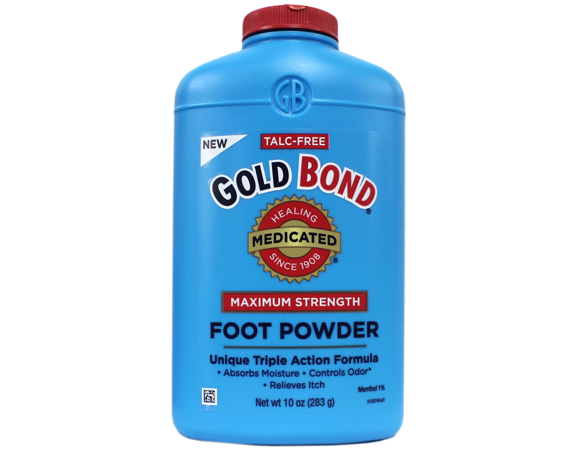 Gold Bond Medicated Maximum Strength Foot Powder, 10 oz, Relieves Itch