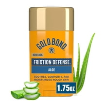 Gold Bond Friction Defense Anti Chafe Stick with Aloe, Chafing Cream Alternative, 1.75 oz