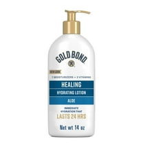 Gold Bond Healing Hydrating Hand Moisturizer, Face Cream, and Body Lotion for Dry to Extra Dry Skin, 14 oz