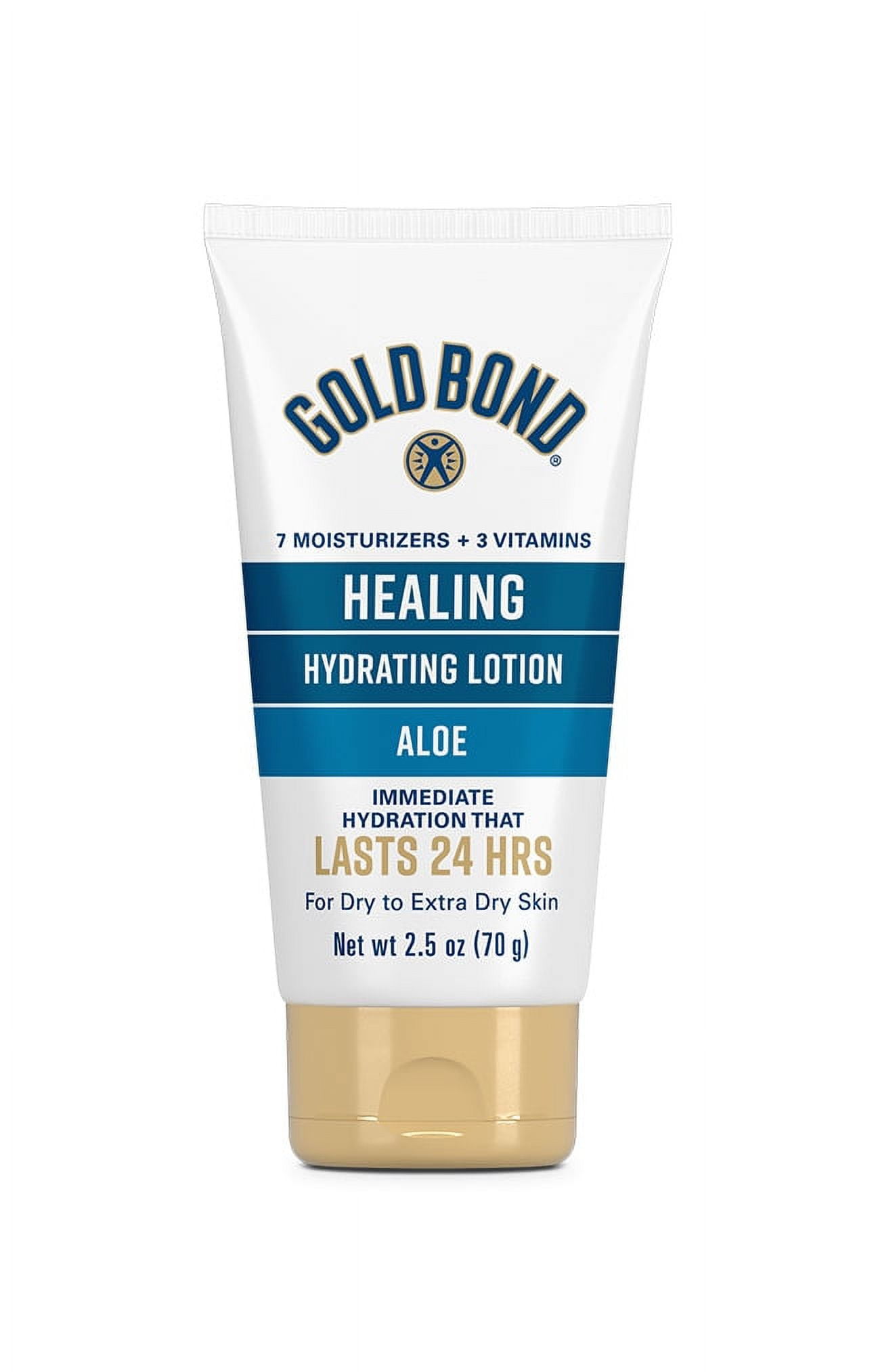 Gold Bond Healing Hydrating Lotion With Aloe, 24HR Hydration, 2.5 oz.