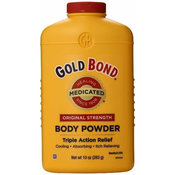 Gold Bond Healing Medicated Powder Triple Action Relief Original Strength 10 oz