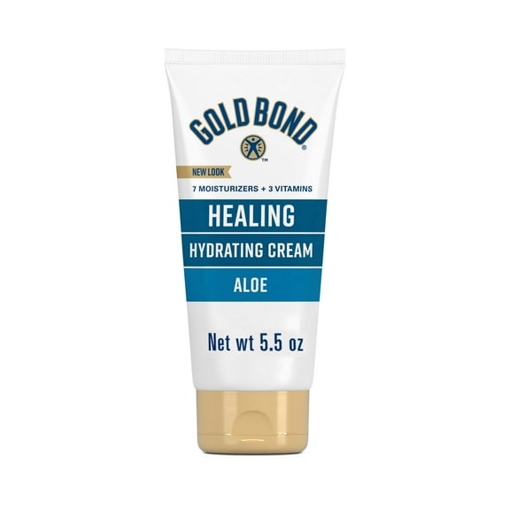 Gold Bond Healing Hydrating Body Lotion Cream, Dry Skin Moisturizer with Aloe, 5.5 oz