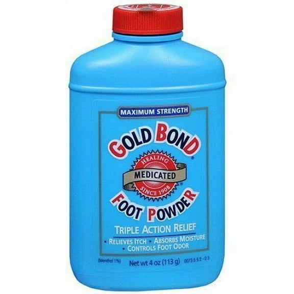 "Gold Bond Maximum Strength Talc-Free Action Relief Foot Powder 4 oz, 6-Pack"