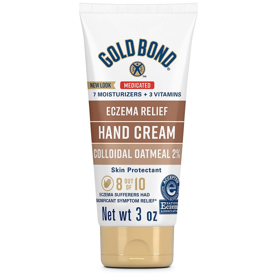 Gold Bond Medicated Eczema Relief Hand Cream, Skin Protectant 3.0 oz ...