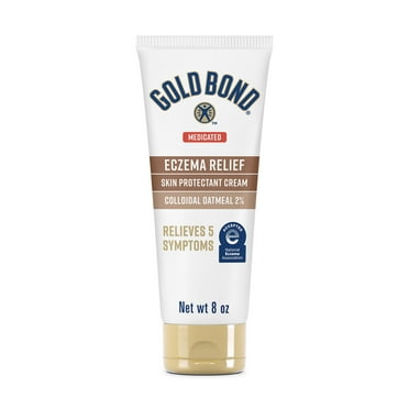 Gold Bond Medicated Eczema Relief Hand and Body Lotion Cream for Dry to Extra Dry Skin, 8 oz