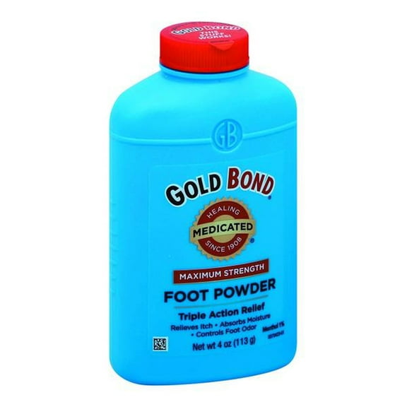 Gold Bond Medicated Maximum Strength Foot Powder - 4 oz (Pack of 32)
