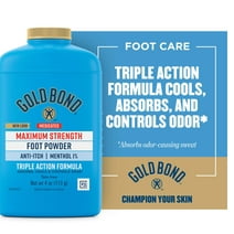 Gold Bond Medicated Talc-Free Foot Powder, 4 oz., Maximum Strength