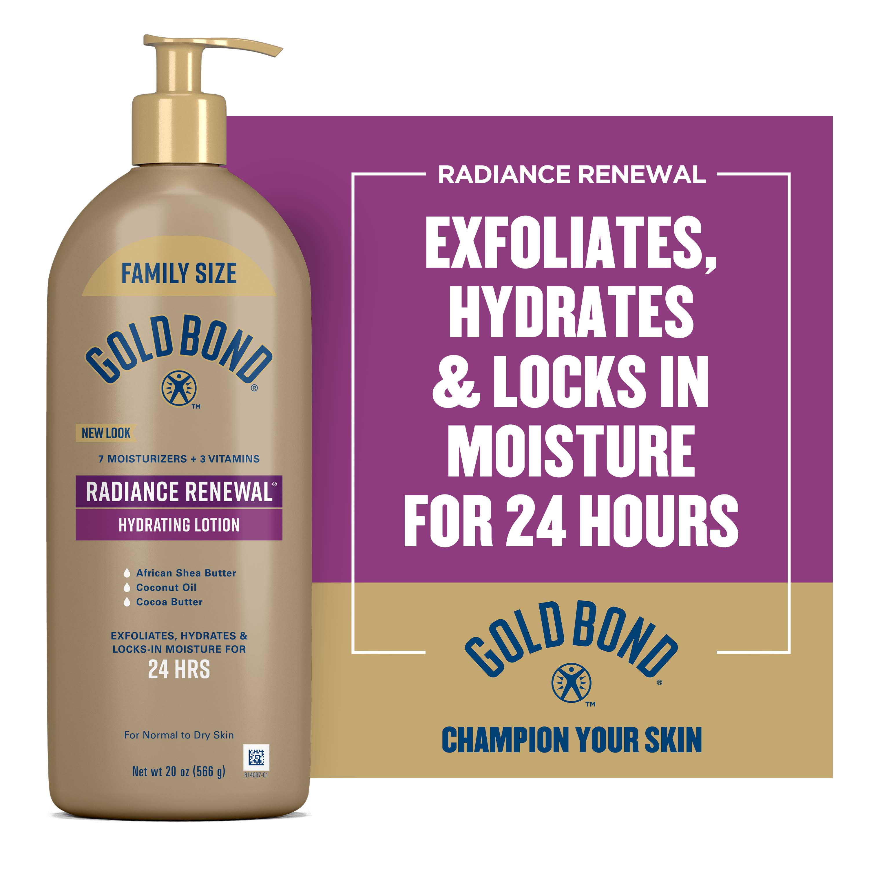 Gold Bond Radiance Renewal Hand and Body Lotion & Cream with Cocoa