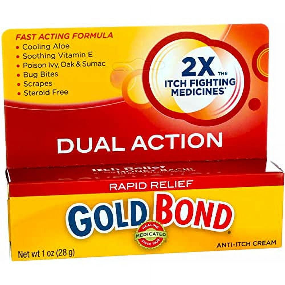 Gold Bond Rapid Itch Relief Maximum Strength 1oz Cream (3 Pack ...