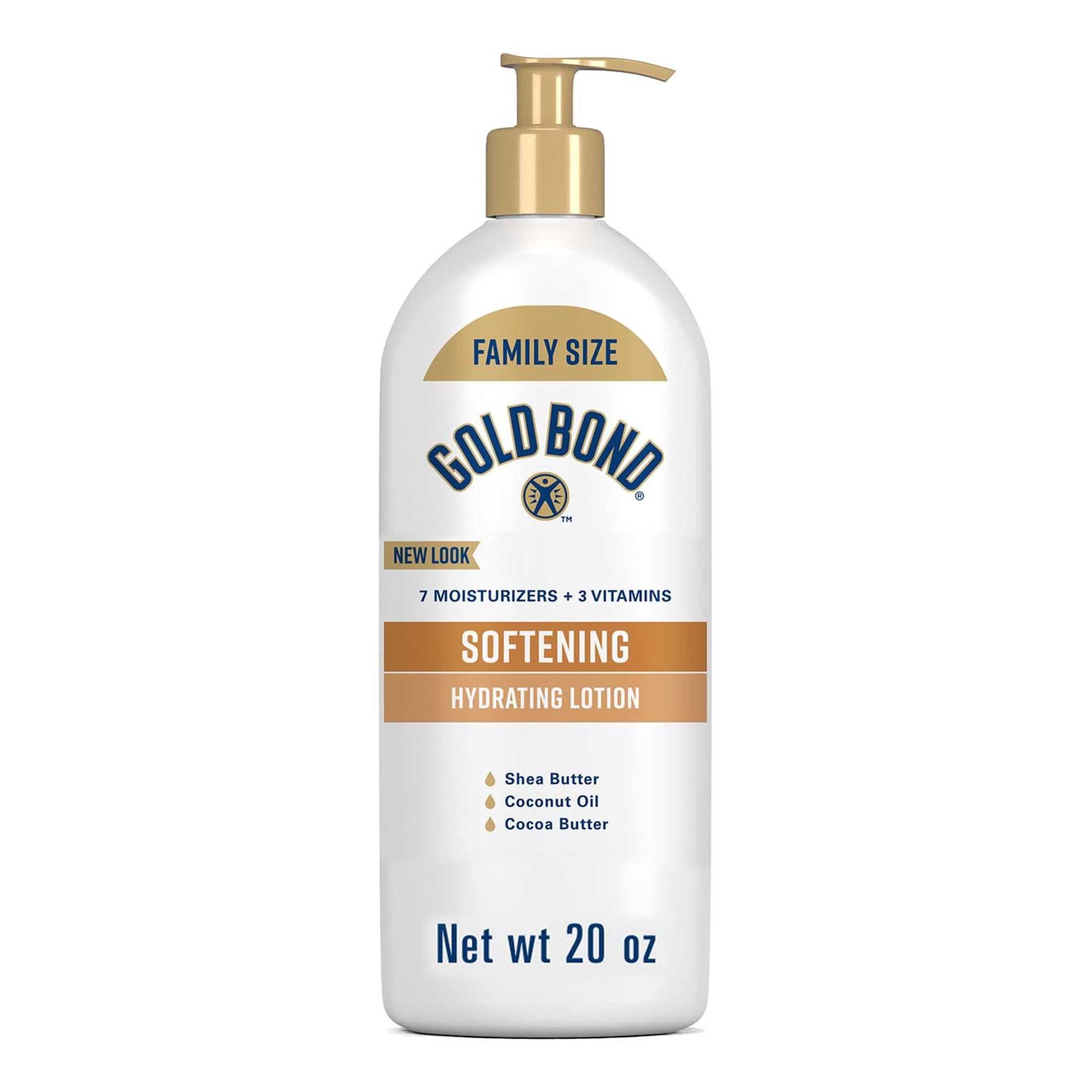 Gold Bond Softening Hydrating Lotion, 20 oz., With Shea Butter for Rough and Dry Skin