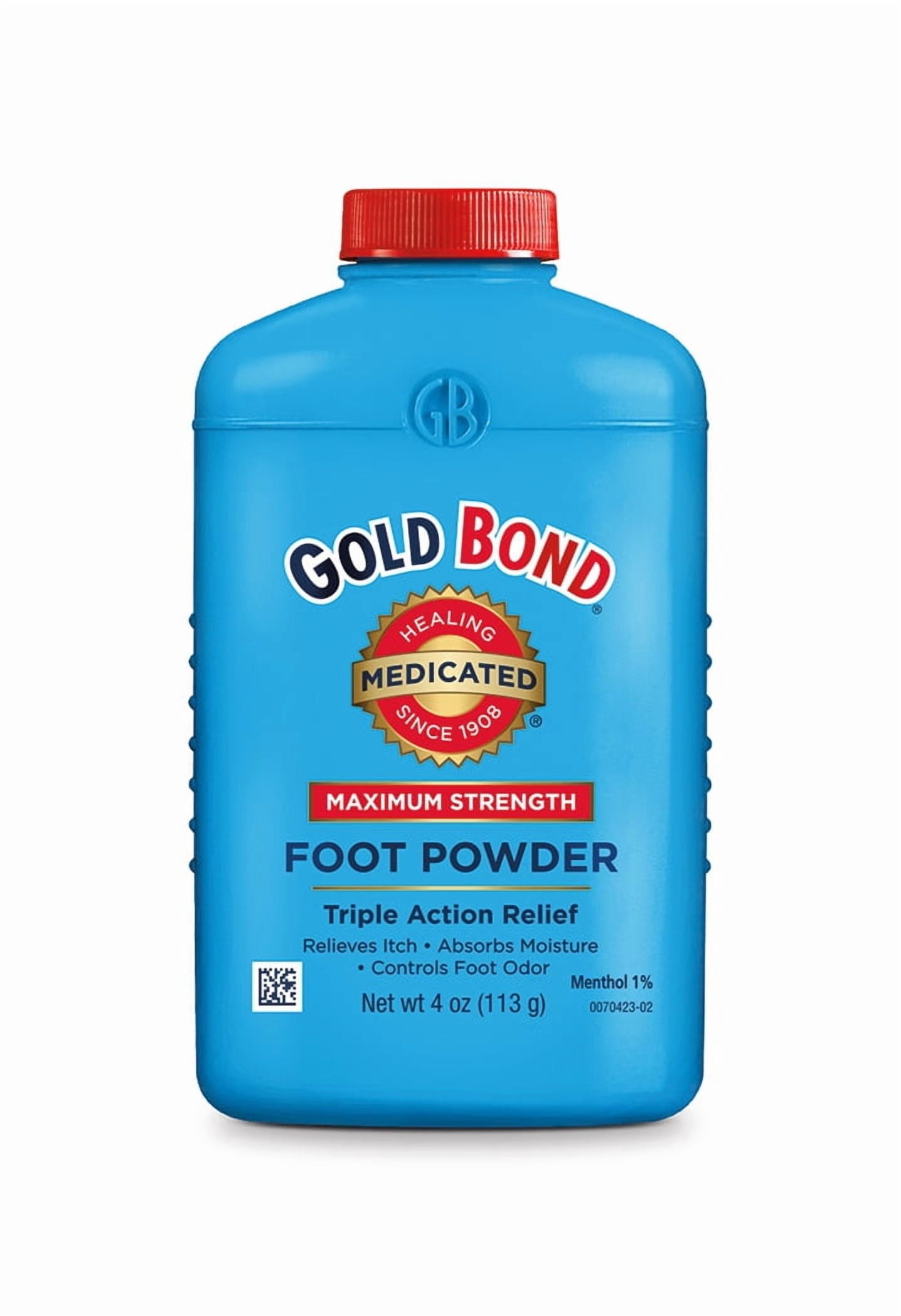 GOLD BOND Maximum Strength Medicated Foot Powder, 4oz