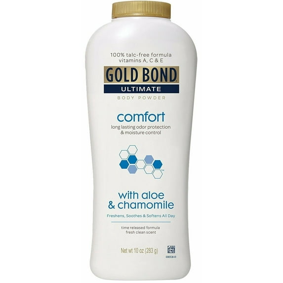 Gold Bond Ultimate Body Powder, Comfort, 10oz Bottle, 3 Pack