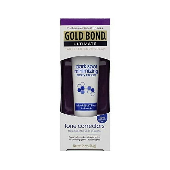 Gold Bond Ultimate Dark Spot Minimizing Body Cream, 2 oz (Pack of 2)