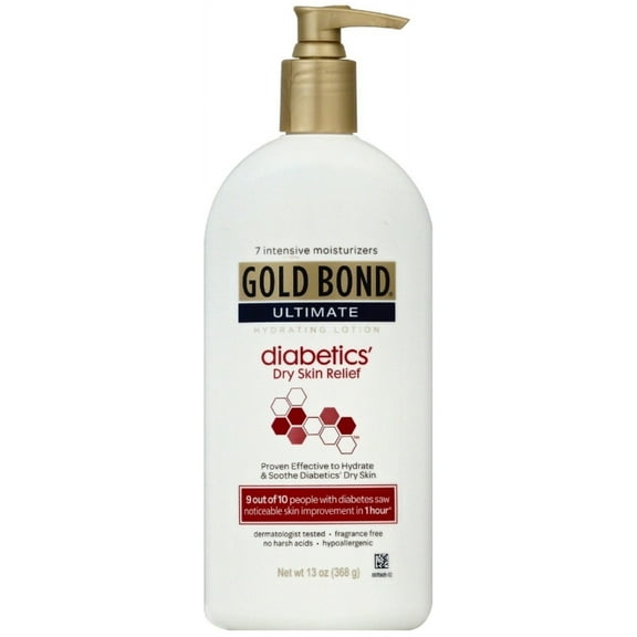 "Gold Bond Ultimate Diabetic Skin Relief Lotion, Fragrance Free 13 oz by Gold Bond Ultimate"
