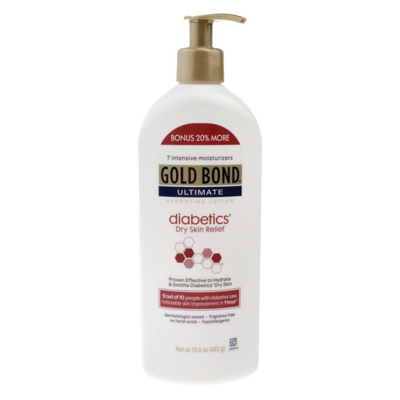 Gold Bond Ultimate Diabetics' Dry Skin Relief, 15.6 oz Pump