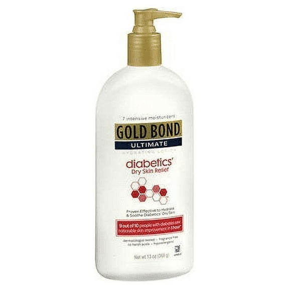 "Gold Bond Ultimate Diabetics' Dry Skin Relief Hydrating Lotion - 13 oz, Pack of 4"