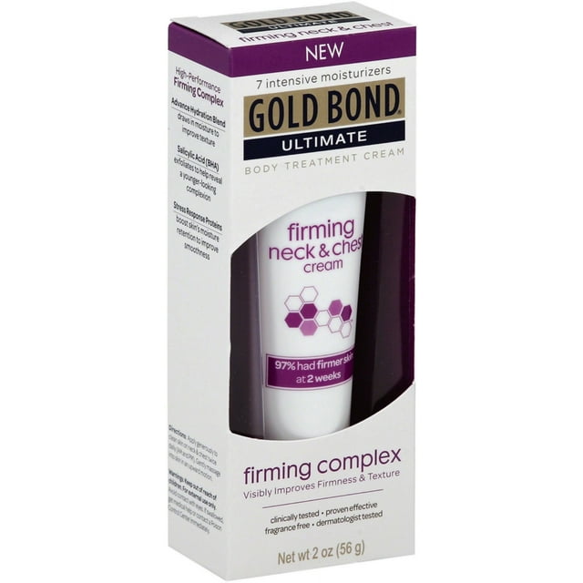 Gold Bond Ultimate Firming Neck & Chest Cream, Fragrance Free 2 oz