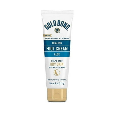 Gold Bond Ultimate Healing Foot Cream Aloe, Fresh Clean Scent, 4oz