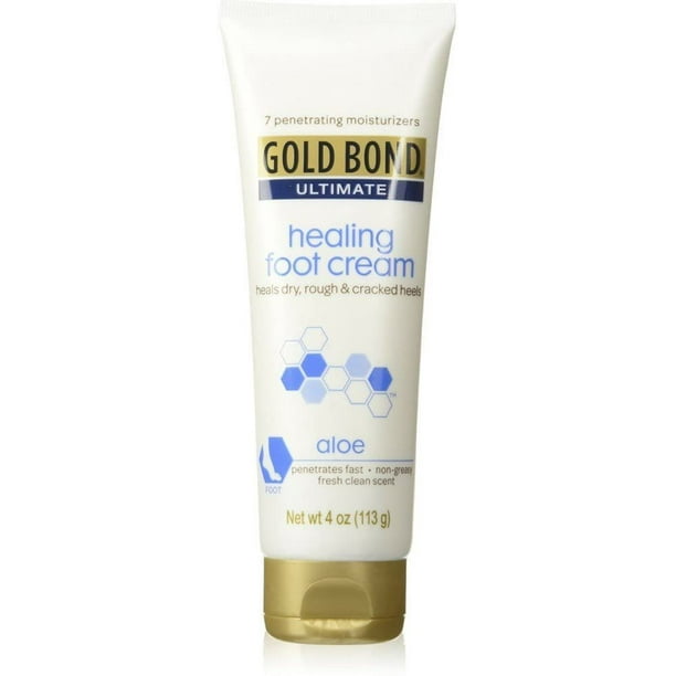 Gold Bond Ultimate Healing Foot Cream Aloe, Fresh Clean Scent, 4oz