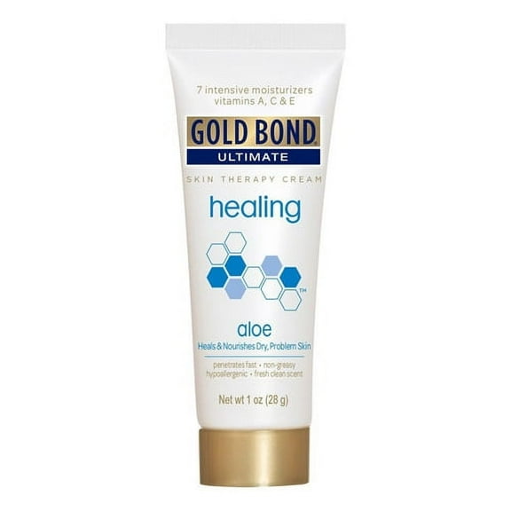 Gold Bond Ultimate Healing Skin Therapy Cream, Aloe, 1 Oz, 6 Pack