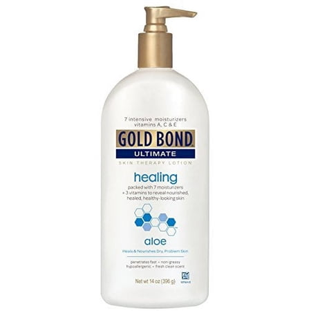 Gold Bond Ultimate Healing Skin Therapy Lotion for Dry Skin Aloe (Pack of 32)