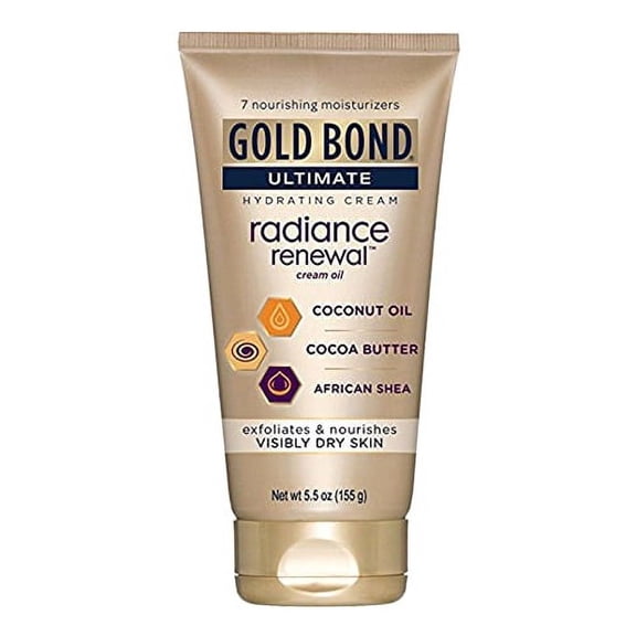 Gold Bond Ultimate Hydrating Radiance Renewal Cream, 5.5 oz, 2 Pack