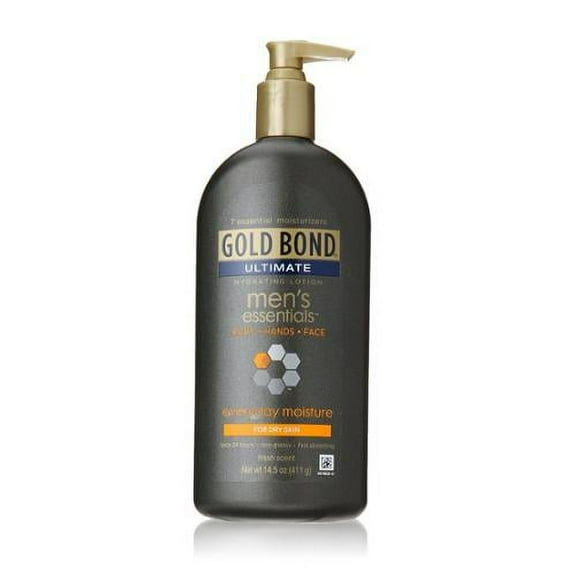 Gold Bond Ultimate Men's Essentials Hydrating Lotion 14.50 oz (Pack of 4)