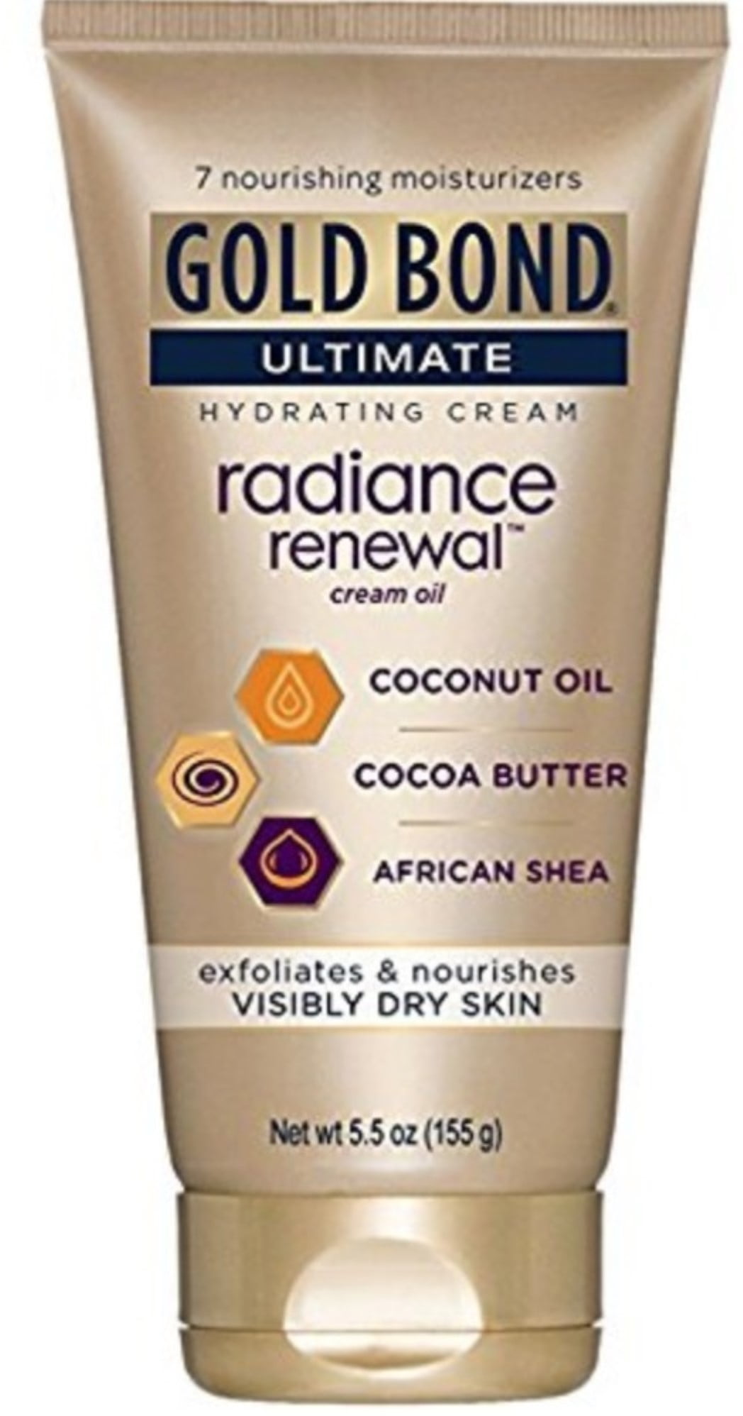 Gold Bond Ultimate Radiance Renewal Cream Oil 5.5 oz (Pack of 4)