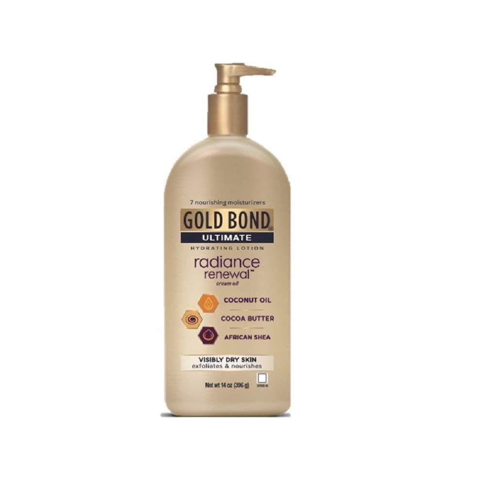Gold Bond Ultimate Radiance Renewal Lotion 14 Ounce Pump (414ml) (6