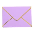 thumbnail image 1 of Gold Border Business Envelopes 10 Pcs 7.28 x 5.31 Inches with V-Flap for Office Correspondence Invitation Greeting Cards Check Mailing and Letter Sending, 1 of 5