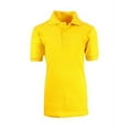 thumbnail image 1 of Gold Boys School Uniform Polo Shirt, Gold - Size 14 - 36 Per Pack - Case of 36, 1 of 1