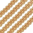 thumbnail image 1 of Gold Braid Trim7/8" (W) x 12.5 Yards(L) Polyester Ribbon Lace Trimmings for Curtain DIY Crafts Sewing Home Decoration, 1 of 8