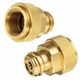 Gold Brass Adapter Replace Tank Canister Conversion