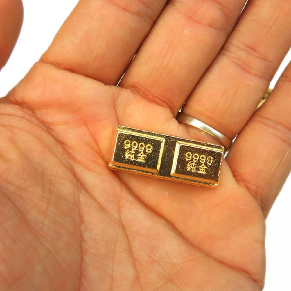 Gold Brick Bullion Bullion Money Simulation Brick Fake Golden