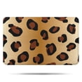 thumbnail image 1 of Gold and Brown Of Leopard Print Bathroom Rugs Mat,Non Slip Microfiber Bathroom Rug,Rubber Backing,Soft Bathroom Mats for Bathroom Floor,Tub and Shower,17x27in(43x68cm), 1 of 5