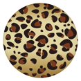 thumbnail image 1 of Gold and Brown Of Leopard Print Round Fitted Tablecloth with Elastic Edge,Dining Table Cover Waterproof,Outdoor Round Tablecloth for Camping,Dining,Indoor and Outdoor, 1 of 7
