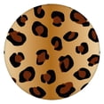 thumbnail image 1 of Gold and Brown Of Leopard Print Round Fitted Tablecloth with Elastic Edge,Dining Table Cover Waterproof,Outdoor Round Tablecloth for Camping,Dining,Indoor and Outdoor, 1 of 7