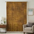 thumbnail image 1 of Gold Brown Sheer Curtains 54 Inches Long, Farmhouse Linen Texture Light Filering Curtains, Breathable Simi Curtain Privacy Drapes for Kitchen Bathroom Nursery Lightweight Small Window Treatment, 1 of 9
