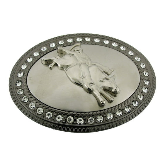 Gold Bull Rider Belt Buckle Western Cowboy Rodeo Costume New Style Republic of Texas Big New