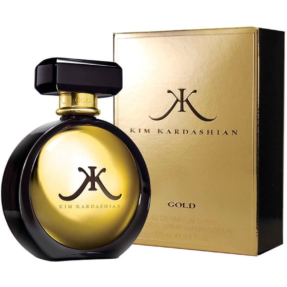 Gold By Kim Kardashian Eau De Parfum Spray 3.40 oz (Pack of 4)