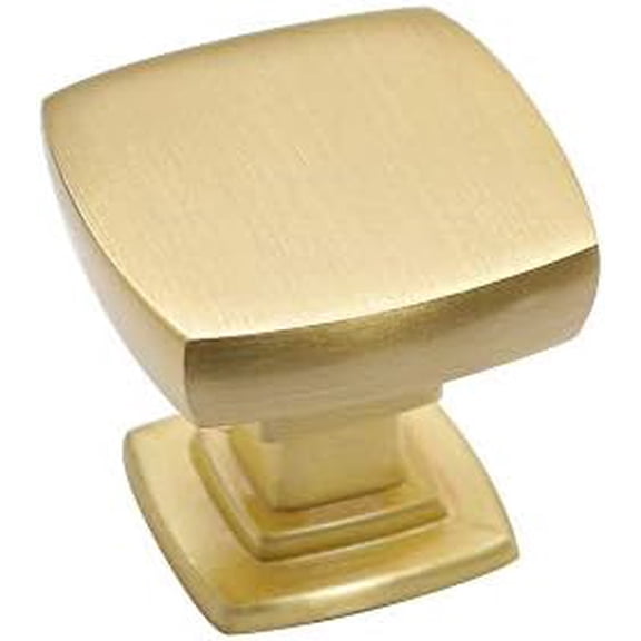 Gold Cabinet Knobs (25 Pack) - HD9016GD Brass Cabinet Hardware Solid Square Drawer Knobs Gold Knobs for Dresser Drawers$$Tools & Hardware Other