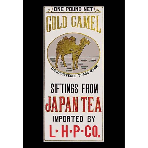 Gold Camel Brand Tea-Fine Art Canvas Print (20" x 30")