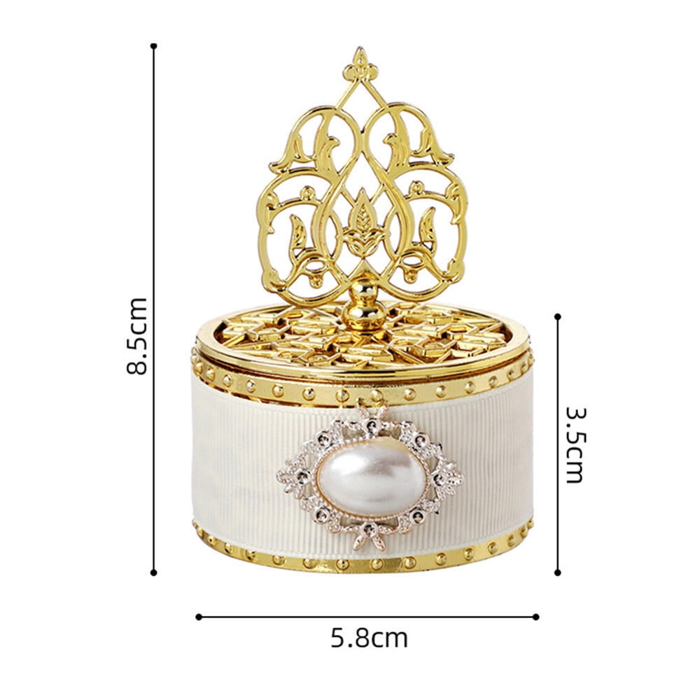 Gold Candy Boxes Wedding Party Gift Box Baby Shower Display Pagoda