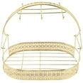 thumbnail image 1 of Gold -Capacity Storage Rack Plating Coffee Cup Hob Dish Rack Can Hang Cups, Saucers, Spoons and Pot Metal Stand, 1 of 8